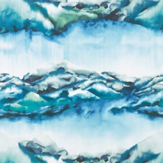 Ткань - Harlequin - KAILANI -  Marine/Lime - HANZ120607