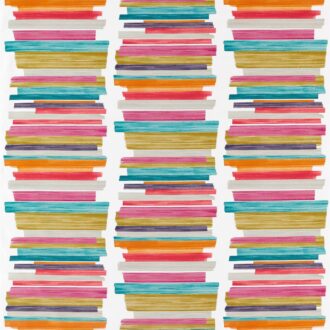 Ткань - Harlequin - CALCINE -  Teal / Fuchsia / Mandarin - HATL120807