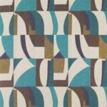 Ткань - Harlequin - BODEGA -  Ink/Marine/Ochre - HATL132869