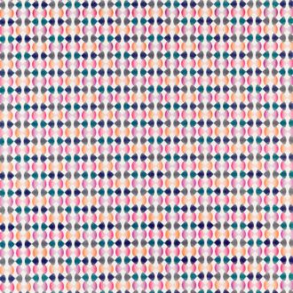 Ткань - Harlequin - MAIOLICA -  Fuchsia / Mandarin / Indigo - HATL132879