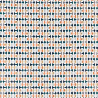 Ткань - Harlequin - MAIOLICA -  Paprika/Teal/Ochre - HATL132880