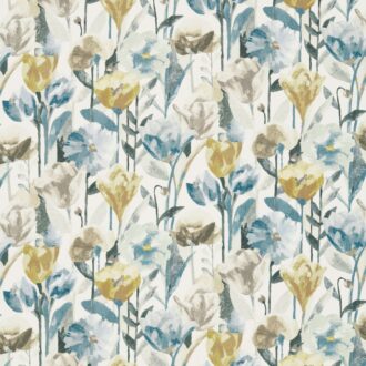 Ткань - Harlequin - VERDACCIO -  Mustard/Maize/Seal - HFAU120522