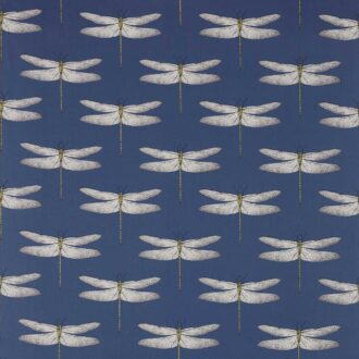 Ткань - Harlequin - DEMOISELLE -  Ink/Chartreuse - HGAT120435