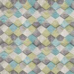 Ткань - Harlequin - RHYTHM -  Teal / Linden / Charcoal - HGEO120683