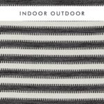 Ткань - Harlequin - OCALA STRIPE -  Black Earth /Chalk - HIOT134527