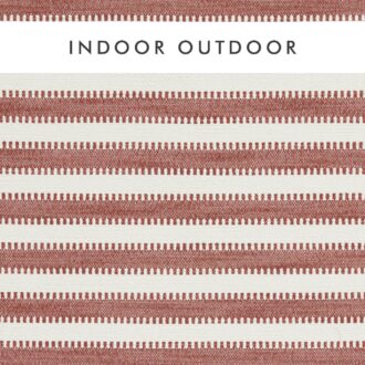 Ткань - Harlequin - OCALA STRIPE -  Rust/Chalk - HIOT134529