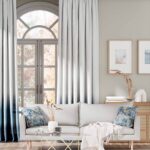 Ткань — Harlequin — TRANQUIL SHEER — Sky/Chalk — HLAL130955