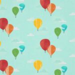 Ткань - Harlequin - AND AWAY WE GO! -  Poppy/Sky/Pineapple - HLTF120944