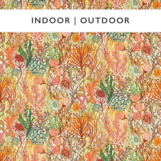 Ткань - Harlequin - ACROPORA -  Brazilian Rosewood/Nectar - HLUM121052