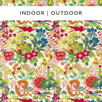 Ткань - Harlequin - SHENLONG -  Pomegranate/Grounded/Incense - HLUM121055