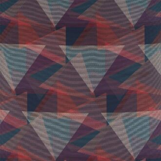 Ткань - Harlequin - ADAXIAL -  Ink/Tulip/Coral - HMMF132992