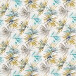 Ткань - Harlequin - AUCUBA EMBROIDERY -  Teal/Zest - HMOE132240