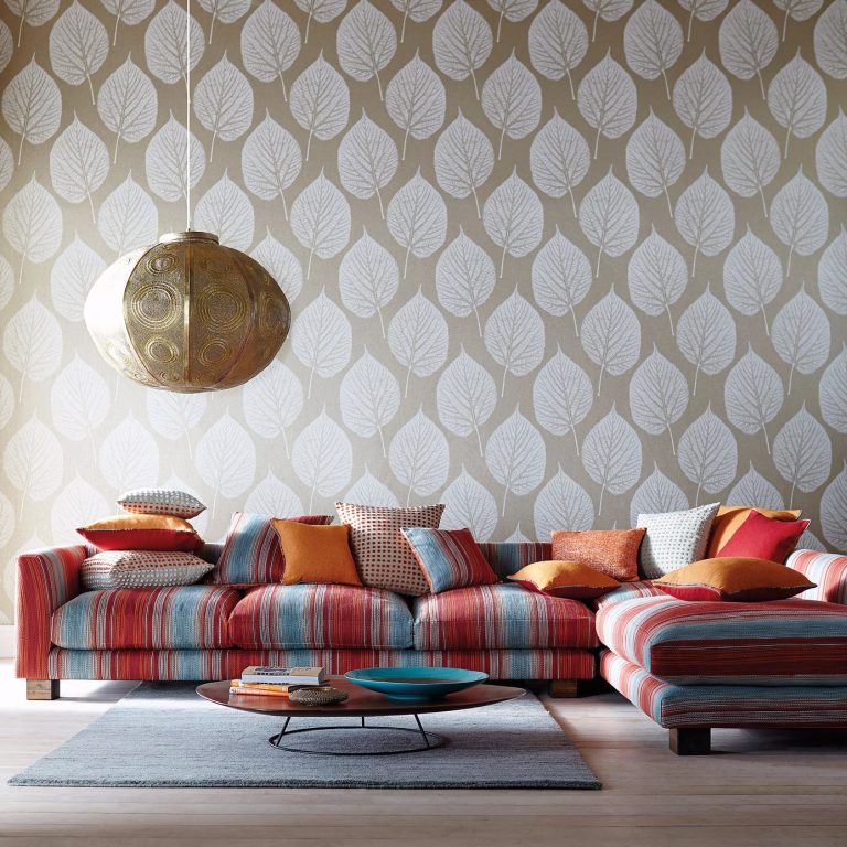 Ткань — Harlequin — BLAZE — Pistachio Aqua Slate Blue — HMOU130644