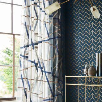 Ткань - Harlequin - YASUDA -  Ink/Copper - HMVO132796