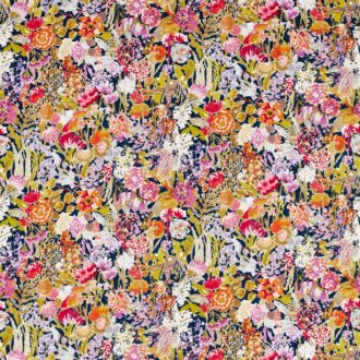 Ткань - Harlequin - SANGUINE -  Pomegranate/Peony/Blueberry - HQN2121080