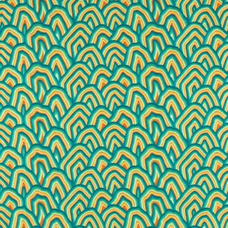 Ткань - Harlequin - KUMO -  Wilderness/Amber/Paprika - HQN3133908