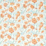 Ткань - Harlequin - FLEUR DE JOIE -  Paprika/Aqua - HRTF121250