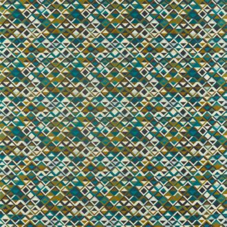 Ткань - Harlequin - BOKA -  Charcoal / Marine / Zest - HSAF132956