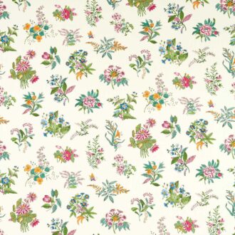 Ткань - Harlequin - WOODLAND FLORAL -  Peridot/Ruby/Pearl - HSRF121173