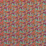 Ткань - Harlequin - WILDFLOWER MEADOW VELVET -  Carnelian/Aquamarine/Peridot - HSRF121184