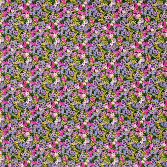 Ткань - Harlequin - WILDFLOWER MEADOW VELVET -  Emerald/Amethyst/ Spinel - HSRF121186