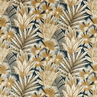 Ткань - Harlequin - MATUPI -  Amber Light/Black Earth - HTEF121002