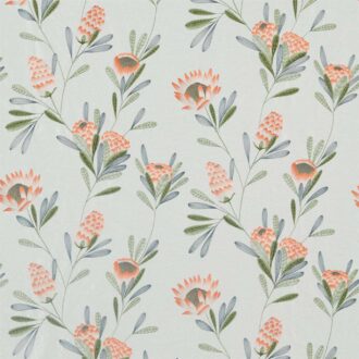 Ткань - Harlequin - CAYO -  Coral/Silver - HZAP132640