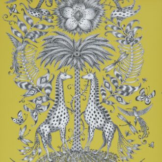 Обои - Clarke and Clarke - KRUGER - LIME - W0102/03