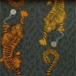 Обои - Clarke and Clarke - TIGRIS - FLAME - W0105/01