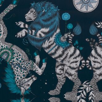 Обои - Clarke and Clarke - CASPIAN - NAVY - W0113/05