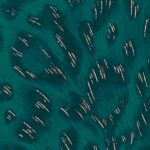 Обои - Clarke and Clarke - FELIS - TEAL/ROSE GOLD - W0115/11