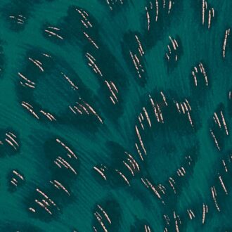 Обои - Clarke and Clarke - FELIS - TEAL/ROSE GOLD - W0115/11