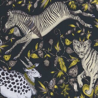 Обои - Clarke and Clarke - PROTEA - CHARCOAL - W0119/02