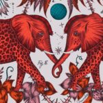 Обои - Clarke and Clarke - ZAMBEZI - FLAME - W0121/01