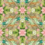 Обои - Clarke and Clarke - MENAGERIE - GILVER - W0131/03