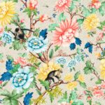 Обои - Clarke and Clarke - SAPPHIRE GARDEN - IVORY - W0133/01