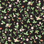 Обои - Clarke and Clarke - WILD STRAWBERRY - NOIR - W0135/04