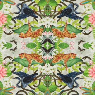 Обои - Clarke and Clarke - WONDERLUST TEA STORY - DOVE - W0136/02