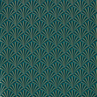 Обои - Clarke and Clarke - CHRYSLER - TEAL - W0164/04