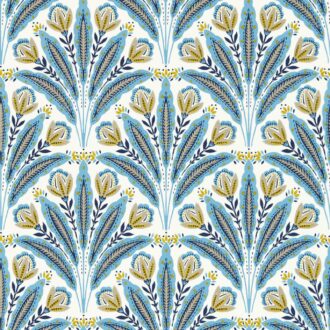 Обои - Clarke and Clarke - ATTINGHAM - DENIM - W0193/02