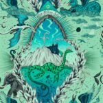 Обои - Clarke and Clarke - HIGHLANDIA - SAGE - W0214/02