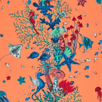 Обои - Clarke and Clarke - SEAFOREST - PEACH - W0218/05