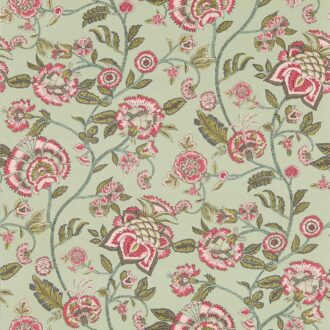 Обои - Clarke and Clarke - BARMERI - SAGE/BLUSH - W0232/03