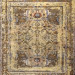 Индийский ковёр из шёлка и шерсти - POLONAISE - PLN_R_KE-535 - 305 x 396