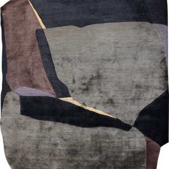 Индийский ковёр из эвкалиптовый шёлк и шерсти и шёлка - TECTONIC - TEC_R_D5-C4 - 172 x 237