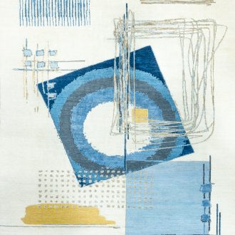 Индийский ковёр из шерсти и шёлка - HOLLYWOOD ART - 121874 - 250 x 310