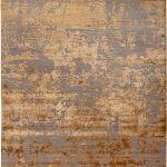 Индийский ковёр из шерсти и арт-шёлка - CHAOS THEORY - CHTH_R_ESK431-D.TAUPE-B.GOLD - 249 x 305