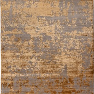 Индийский ковёр из шерсти и арт-шёлка - CHAOS THEORY - CHTH_R_ESK431-D.TAUPE-B.GOLD - 249 x 305