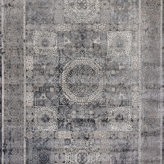 Турецкий ковёр из эвкалиптовый шёлк и акрила - VERSAİLLES PALACE - VRPA_M_8522A-ANT-LGRY - 160 x 230