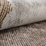 Турецкий ковёр из хлопка и вискозы и полиэстера — MARQUISE Collection — LUSH BLUE- BEIGE-CHARCOAL